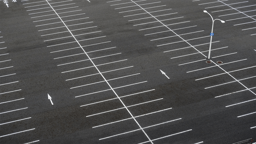 Image of empty parking lot