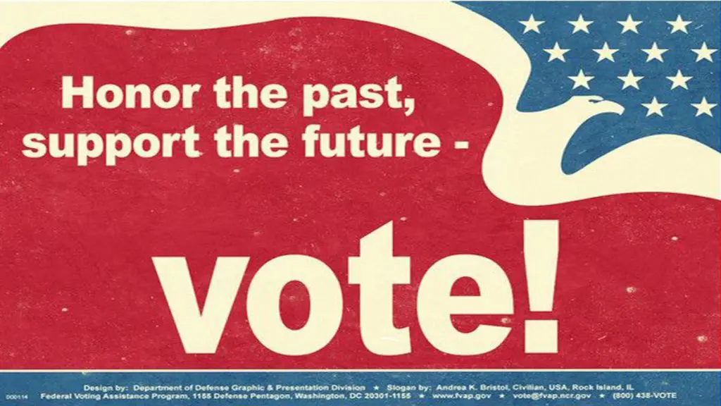 vintage Vote poster