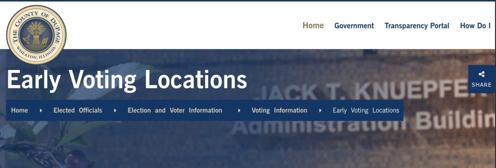 DuPage Early Voting